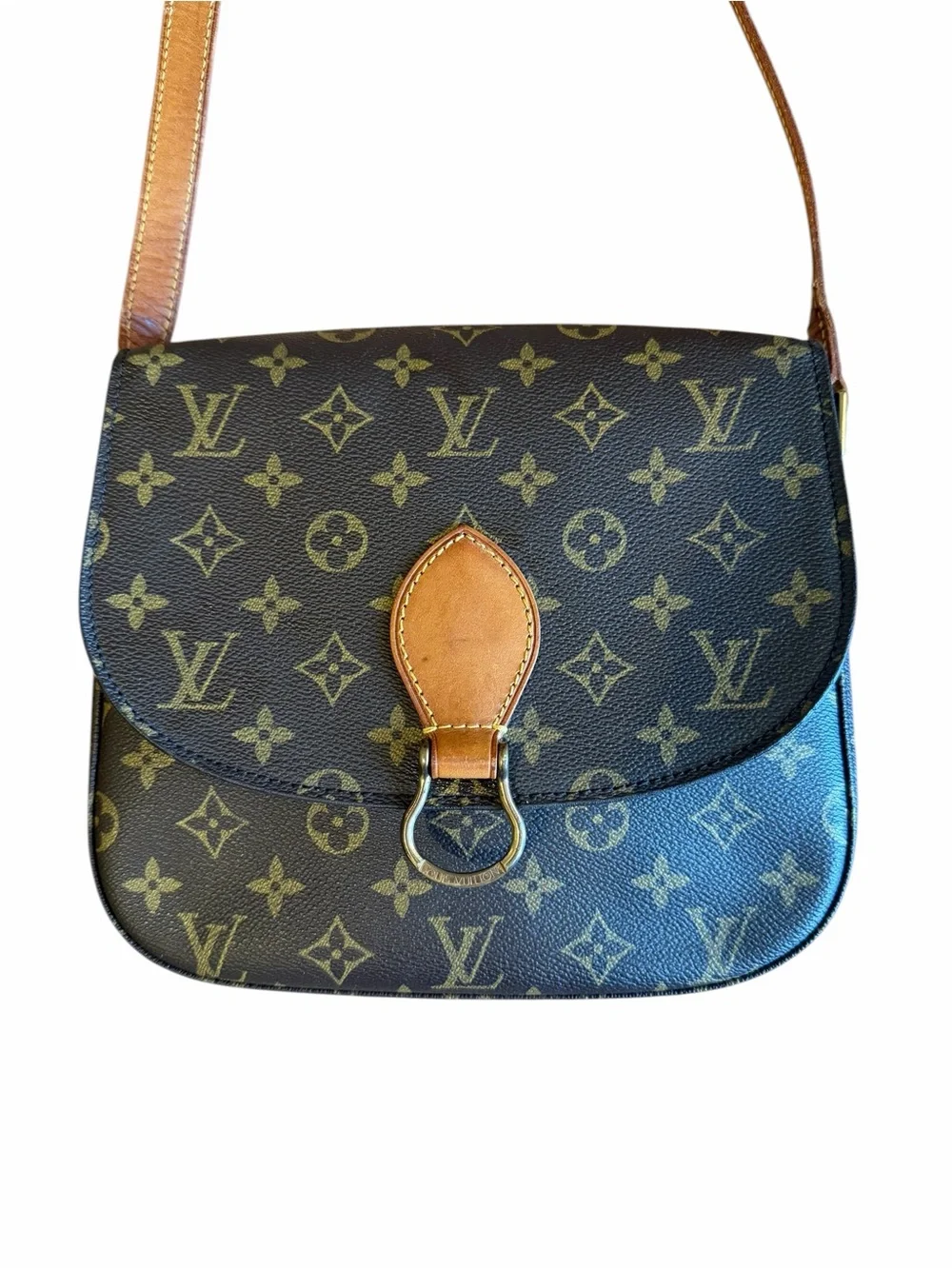 Louis Vuitton Saint Cloud GM Shoulder Bag in Classic Monogram Canvas